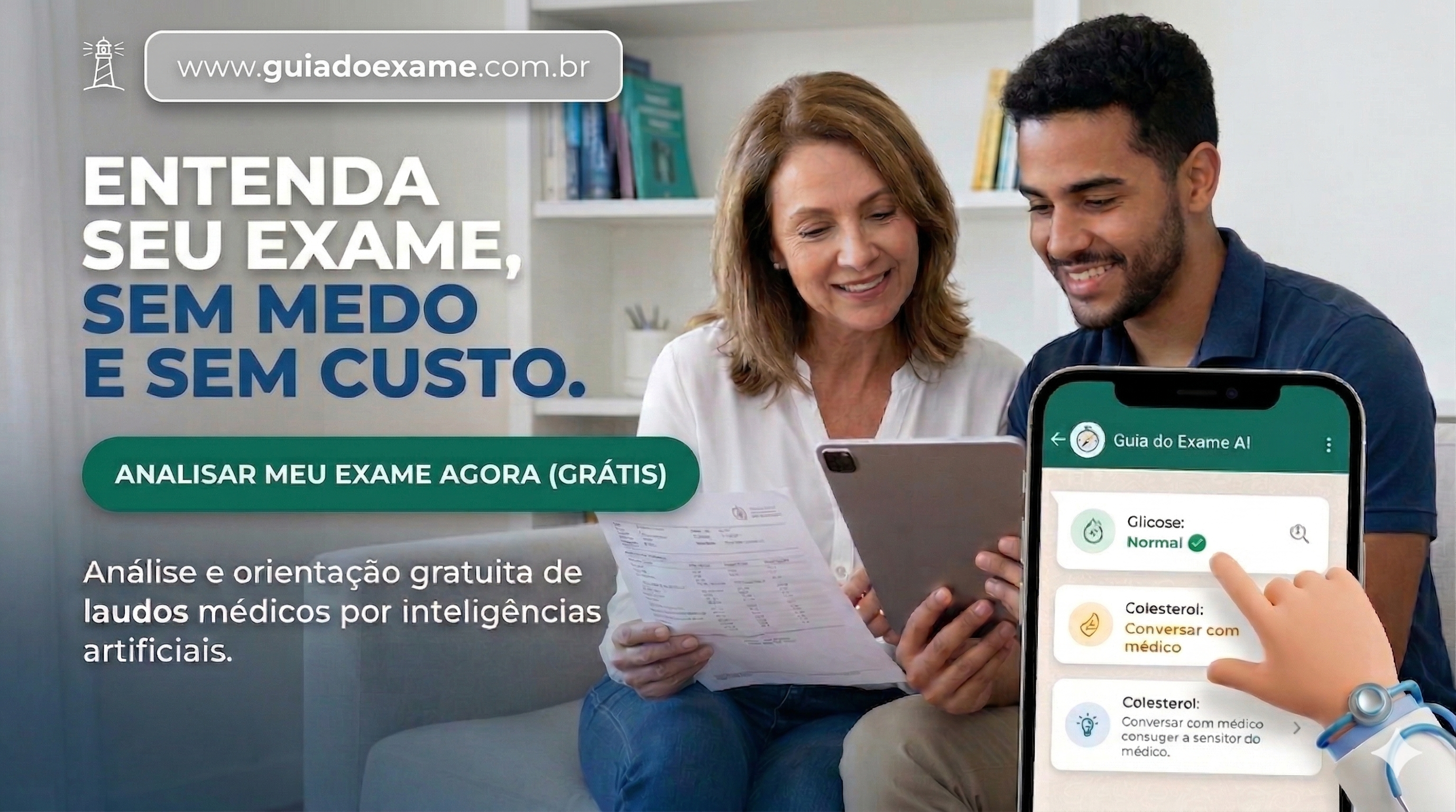 Guia do Exame — Entenda seu exame, sem medo e sem custo